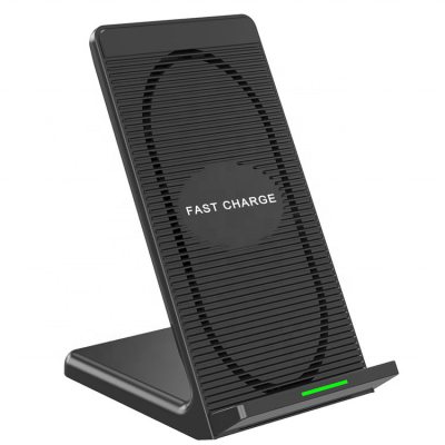 Portable quick charger QI 10w wireless phone charger stand for iphone fast charger with ce fcc rohs